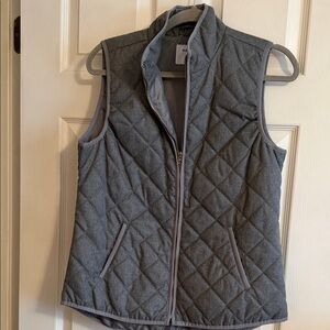 Old Navy Gray Quilted Women's Vest